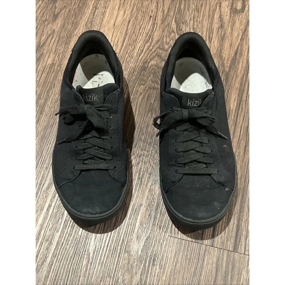 Kizik Shoes Irvine Men's 8.5 W's 10 HandsFree Black Slip On Casual Sneakers Shoe